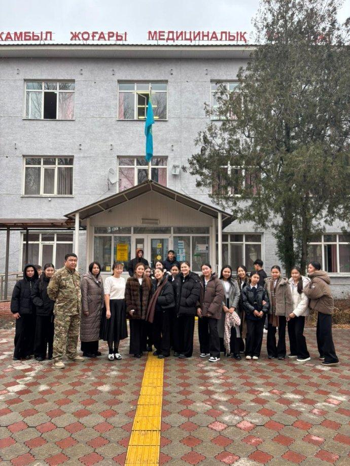 "Жамбыл жоғары медицина колледжіне" ынтымақтастық аясында ашық есік күні ұйымдастырылды