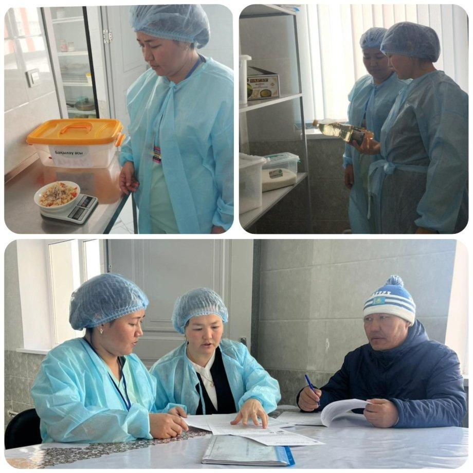 Бракераждық комиссия мектеп асханасының жұмысын жоспарлы тексерді.