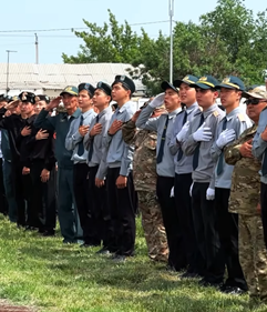 «Біз – болашақ сарбазбыз» аудандық жиынында оқушыларымыз ІІ орын иеленді.